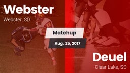 Matchup: Webster  vs. Deuel  2017