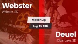 Matchup: Webster  vs. Deuel  2017
