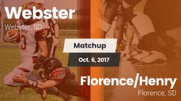 Matchup: Webster  vs. Florence/Henry  2017