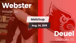 Matchup: Webster  vs. Deuel  2018