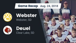 Recap: Webster  vs. Deuel  2018