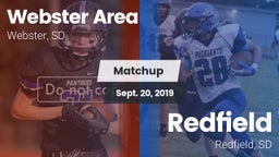 Matchup: Webster  vs. Redfield  2019