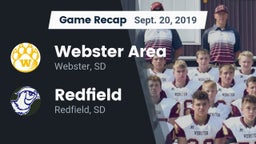 Recap: Webster Area  vs. Redfield  2019