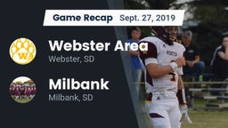 Recap: Webster Area  vs. Milbank  2019