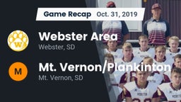 Recap: Webster Area  vs. Mt. Vernon/Plankinton  2019