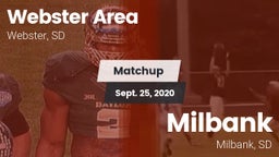 Matchup: Webster  vs. Milbank  2020