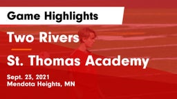 Two Rivers  vs St. Thomas Academy   Game Highlights - Sept. 23, 2021