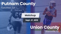 Matchup: Putnam County High vs. Union County  2019