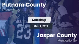 Matchup: Putnam County High vs. Jasper County  2019