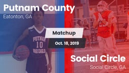 Matchup: Putnam County High vs. Social Circle  2019