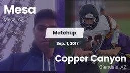 Matchup: Mesa  vs. Copper Canyon  2017