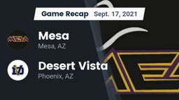 Recap: Mesa  vs. Desert Vista  2021