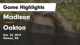 Madison  vs Oakton  Game Highlights - Oct. 24, 2019