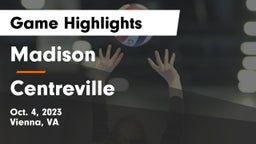 Madison  vs Centreville  Game Highlights - Oct. 4, 2023