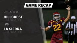 Recap: Hillcrest  vs. La Sierra  2016