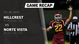Recap: Hillcrest  vs. Norte Vista  2016
