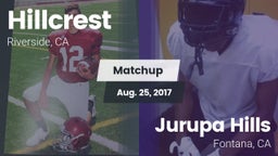 Matchup: Hillcrest High vs. Jurupa Hills  2017