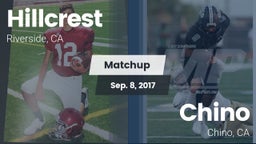 Matchup: Hillcrest High vs. Chino  2017