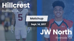 Matchup: Hillcrest High vs. JW North  2017