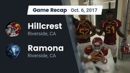Recap: Hillcrest  vs. Ramona  2017