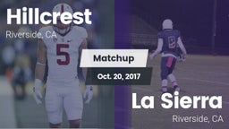 Matchup: Hillcrest High vs. La Sierra  2017