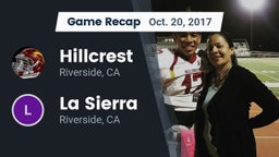 Recap: Hillcrest  vs. La Sierra  2017