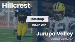 Matchup: Hillcrest High vs. Jurupa Valley  2017