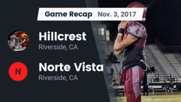 Recap: Hillcrest  vs. Norte Vista  2017