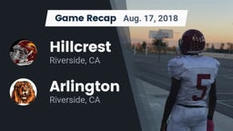Recap: Hillcrest  vs. Arlington  2018