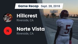Recap: Hillcrest  vs. Norte Vista  2018