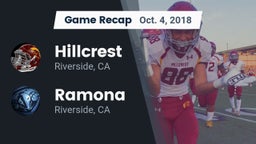 Recap: Hillcrest  vs. Ramona  2018
