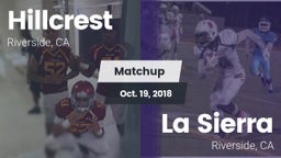 Matchup: Hillcrest High vs. La Sierra  2018