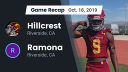 Recap: Hillcrest  vs. Ramona  2019