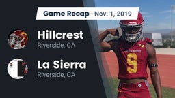 Recap: Hillcrest  vs. La Sierra  2019