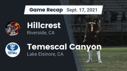 Recap: Hillcrest  vs. Temescal Canyon  2021