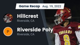 Recap: Hillcrest  vs. Riverside Poly  2022