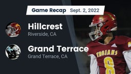 Recap: Hillcrest  vs. Grand Terrace  2022