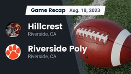 Recap: Hillcrest  vs. Riverside Poly  2023