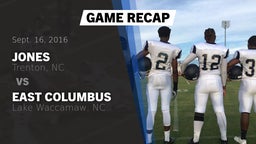 Recap: Jones  vs. East Columbus  2016