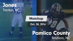 Matchup: Jones  vs. Pamlico County  2016
