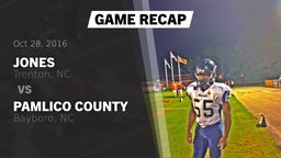 Recap: Jones  vs. Pamlico County  2016