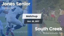 Matchup: Jones Senior High vs. South Creek  2017
