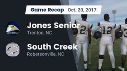 Recap: Jones Senior  vs. South Creek  2017