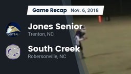 Recap: Jones Senior  vs. South Creek  2018