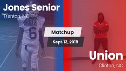 Matchup: Jones Senior High vs. Union  2019