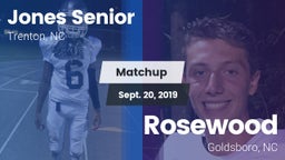 Matchup: Jones Senior High vs. Rosewood  2019