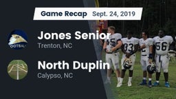 Recap: Jones Senior  vs. North Duplin  2019
