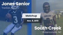 Matchup: Jones Senior High vs. South Creek  2019