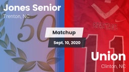 Matchup: Jones Senior High vs. Union  2020