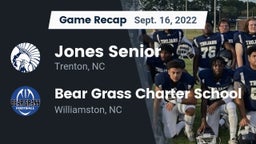 Recap: Jones Senior  vs. Bear Grass Charter School 2022